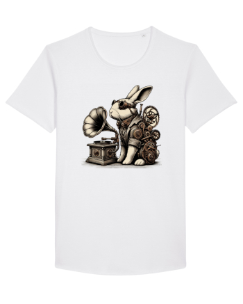 Vintage Steampunk Easter Rabbit White