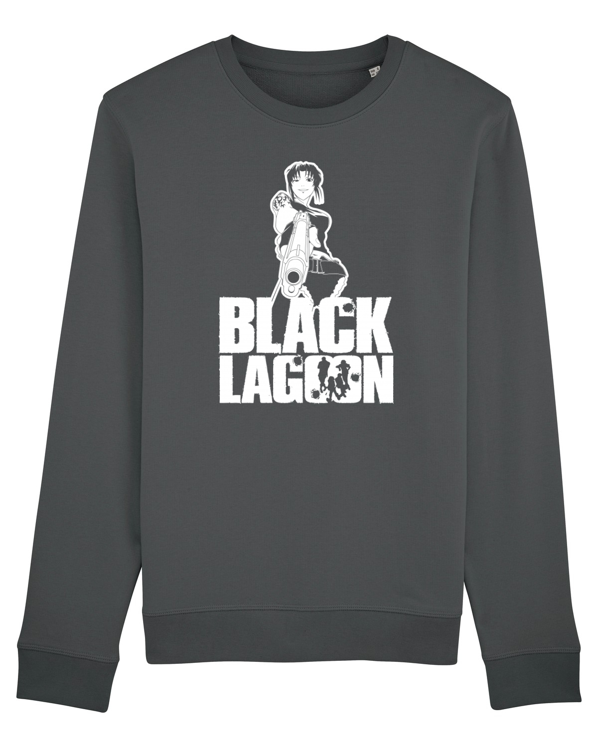 Bluză mânecă lungă Unisex Rise Anthracite