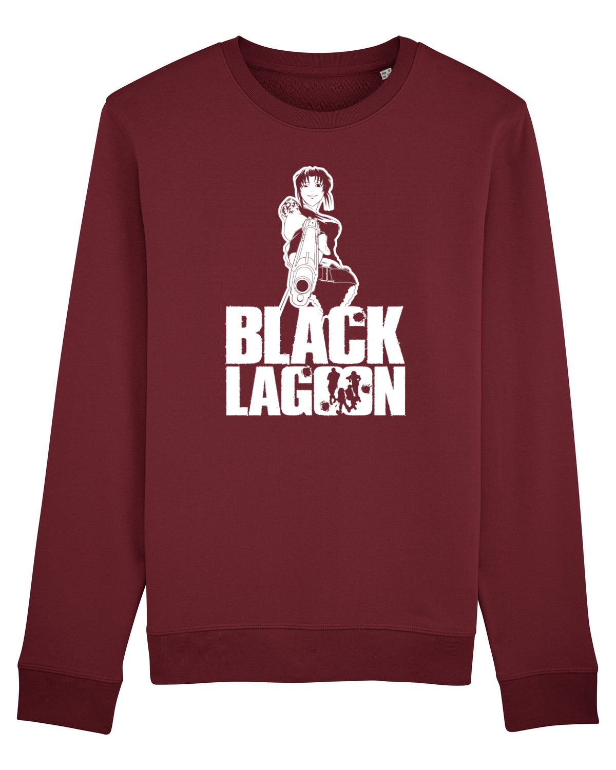 Bluză mânecă lungă Unisex Rise Burgundy