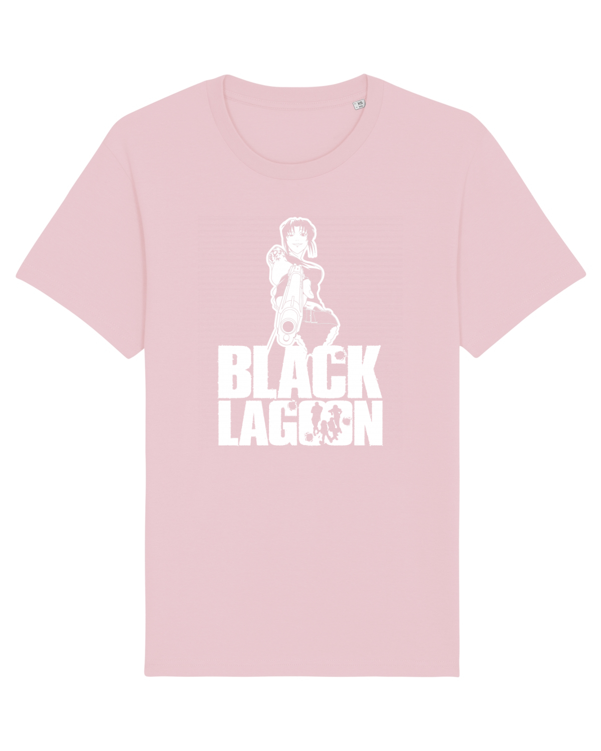 Tricou mânecă scurtă Unisex Rocker Cotton Pink