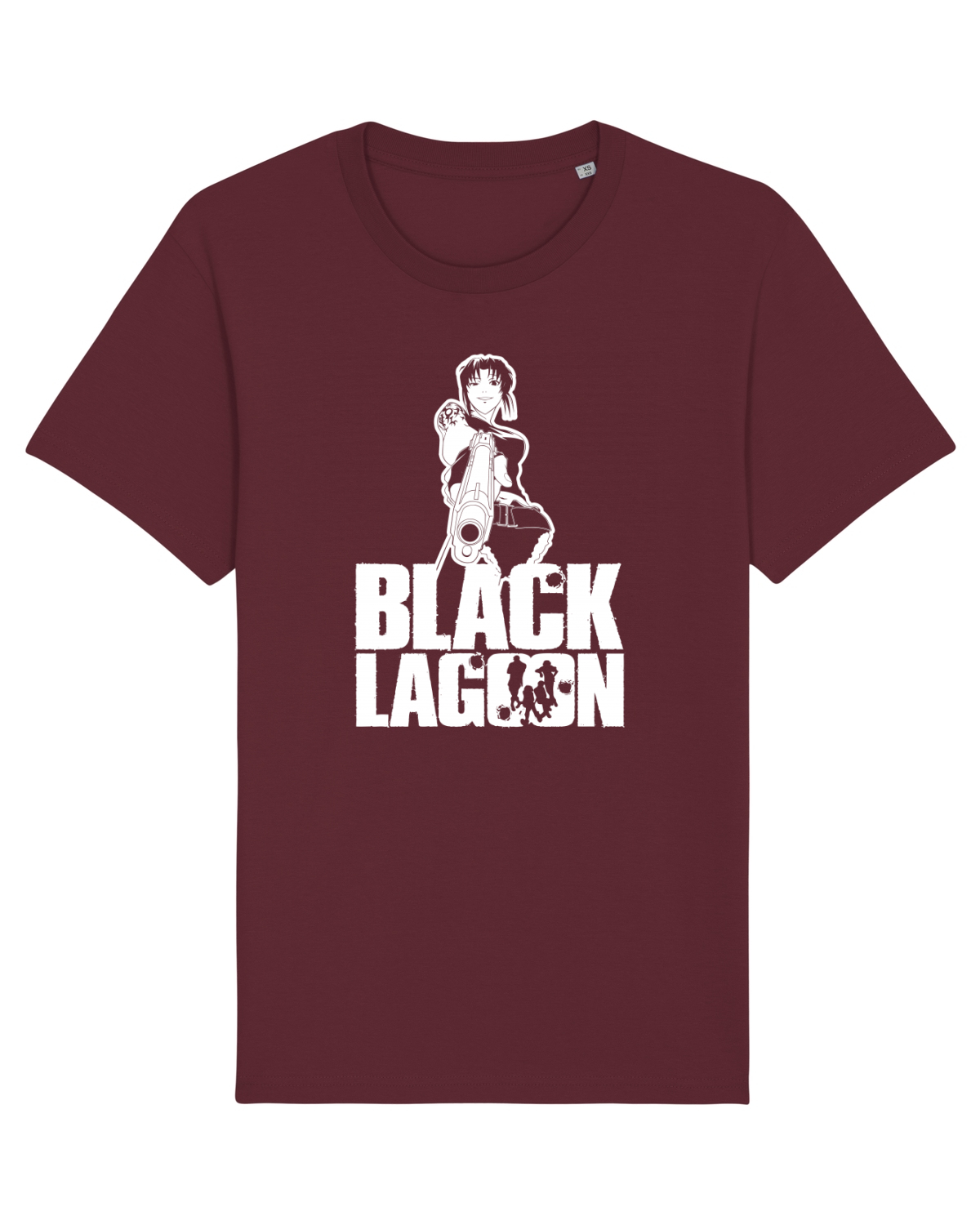 Tricou mânecă scurtă Unisex Rocker Burgundy