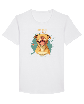 PREA DRAGUT CA SA SPUI NU - Amstaff White