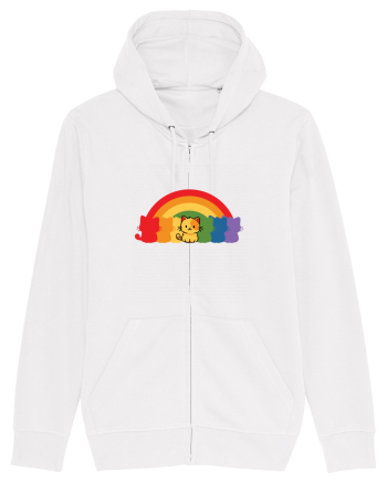 Rainbow Cat White