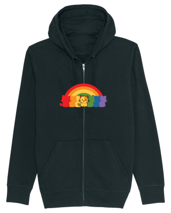 Rainbow Cat Black