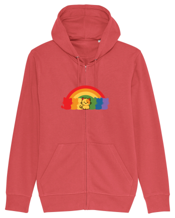 Rainbow Cat Carmine Red
