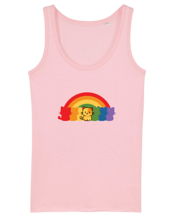 Rainbow Cat Cotton Pink
