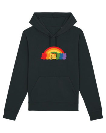 Rainbow Cat Black