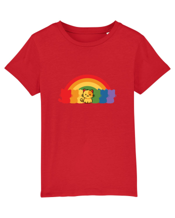 Rainbow Cat Red