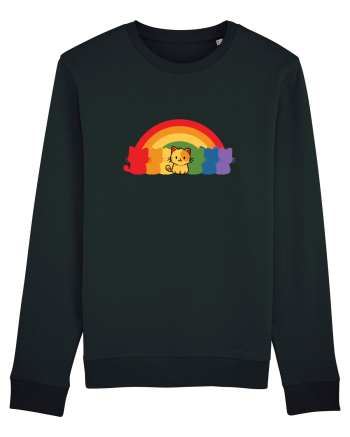 Rainbow Cat Black