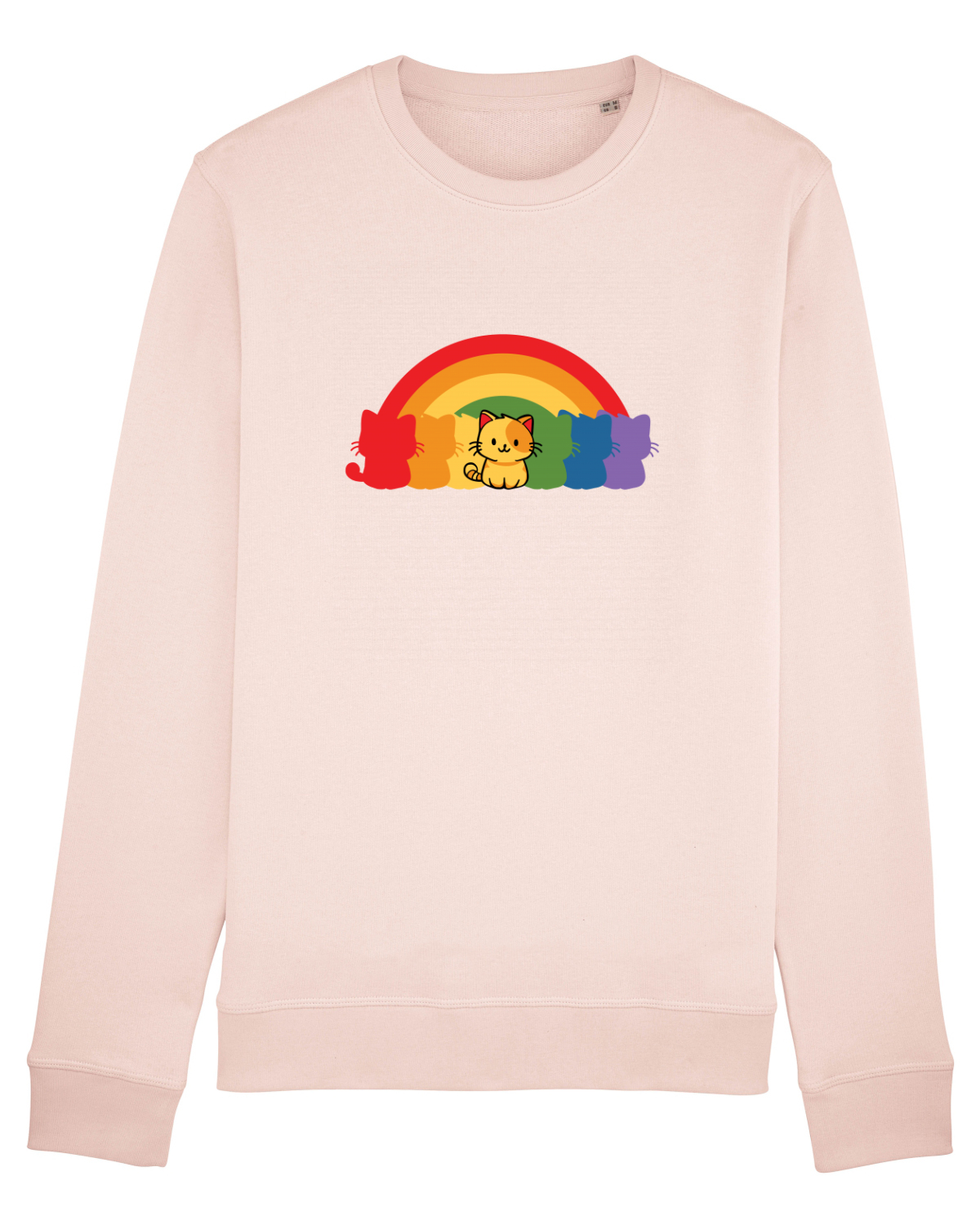 Bluză mânecă lungă Unisex Rise Candy Pink