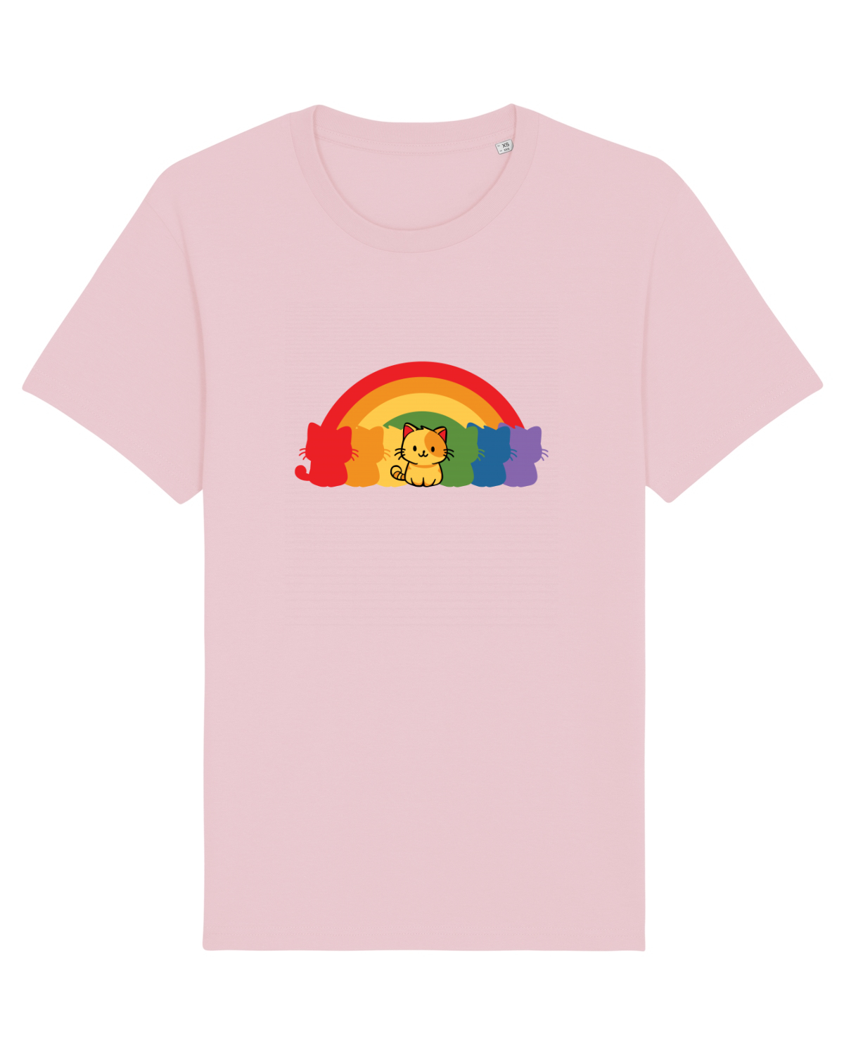 Tricou mânecă scurtă Unisex Rocker Cotton Pink