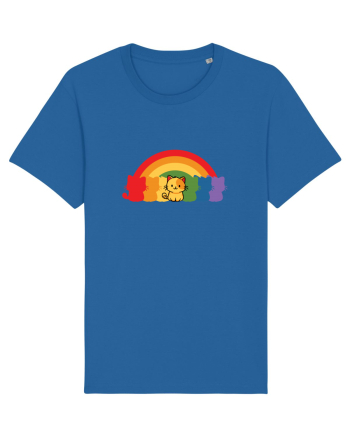 Rainbow Cat Royal Blue