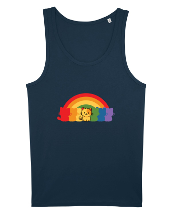 Rainbow Cat Navy