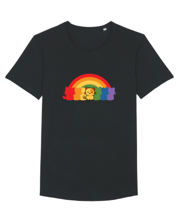 Rainbow Cat Black