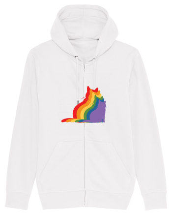 Rainbow Cat White