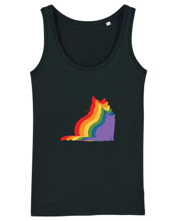 Rainbow Cat Black