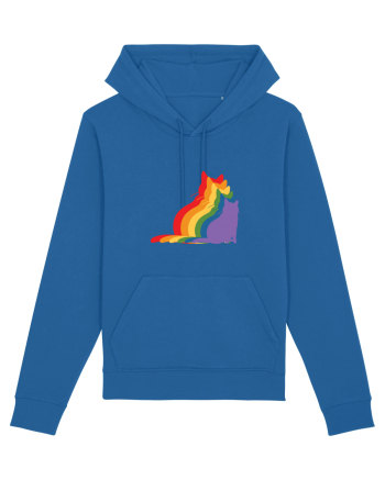 Rainbow Cat Royal Blue