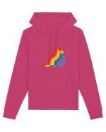 Rainbow Cat Hanorac Unisex Drummer