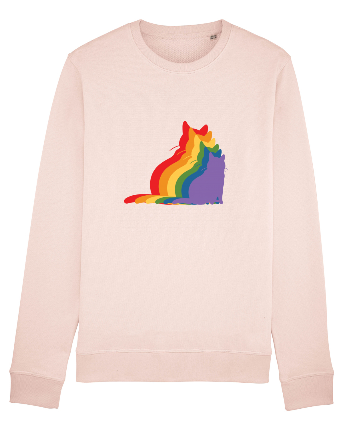 Bluză mânecă lungă Unisex Rise Candy Pink