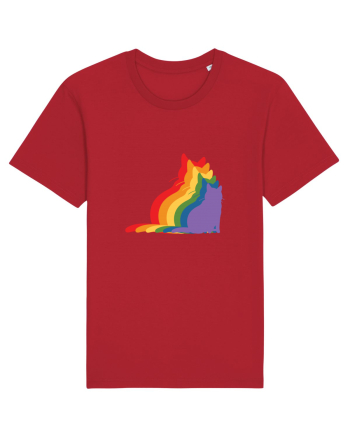 Rainbow Cat Red
