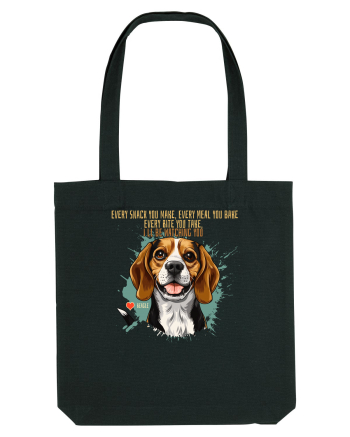 EVERY SNACK YOU MAKE, I`LL BE WATCHING YOU - Beagle Black