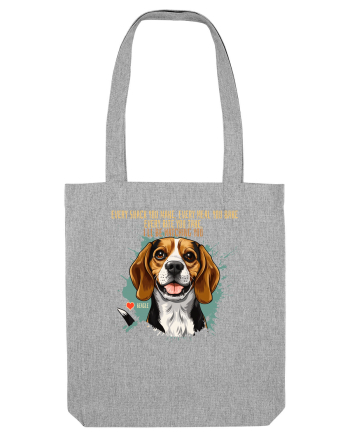 EVERY SNACK YOU MAKE, I`LL BE WATCHING YOU - Beagle Heather Grey