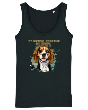 EVERY SNACK YOU MAKE, I`LL BE WATCHING YOU - Beagle Black