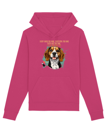 EVERY SNACK YOU MAKE, I`LL BE WATCHING YOU - Beagle Raspberry