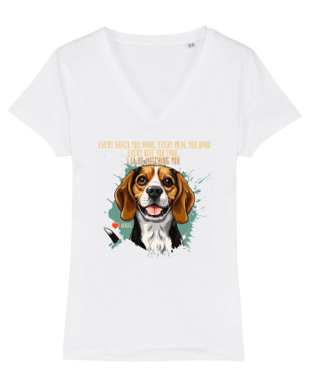 EVERY SNACK YOU MAKE, I`LL BE WATCHING YOU - Beagle White