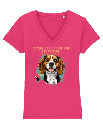 EVERY SNACK YOU MAKE, I`LL BE WATCHING YOU - Beagle Raspberry