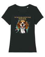 EVERY SNACK YOU MAKE, I`LL BE WATCHING YOU - Beagle Tricou mânecă scurtă guler larg fitted Damă Expresser