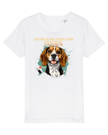 EVERY SNACK YOU MAKE, I`LL BE WATCHING YOU - Beagle White