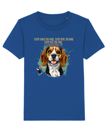 EVERY SNACK YOU MAKE, I`LL BE WATCHING YOU - Beagle Majorelle Blue