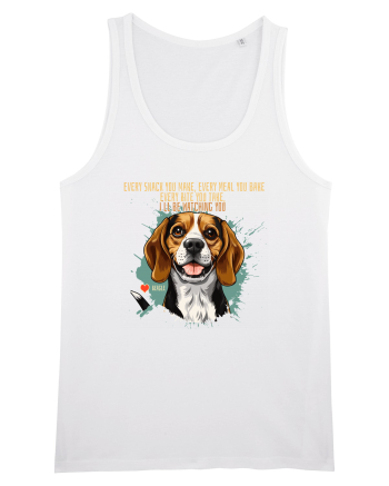 EVERY SNACK YOU MAKE, I`LL BE WATCHING YOU - Beagle White