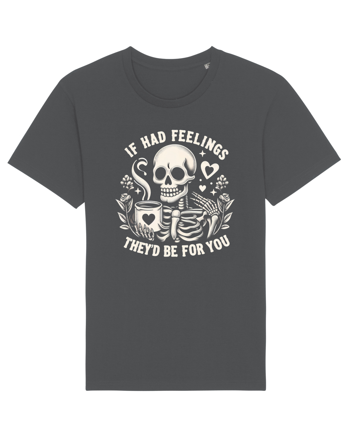 Tricou mânecă scurtă Unisex Rocker Anthracite