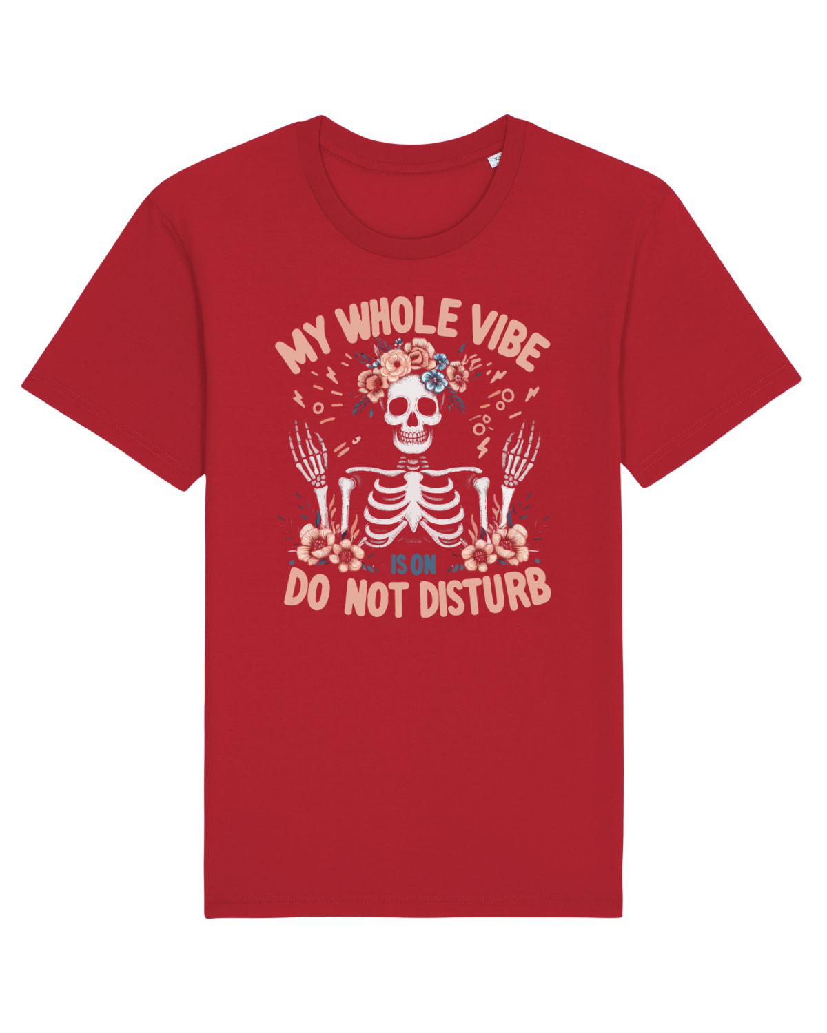 Tricou mânecă scurtă Unisex Rocker Red