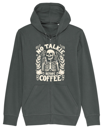No Talkie before Coffee Anthracite