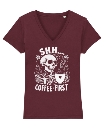 Shh Coffee First Burgundy