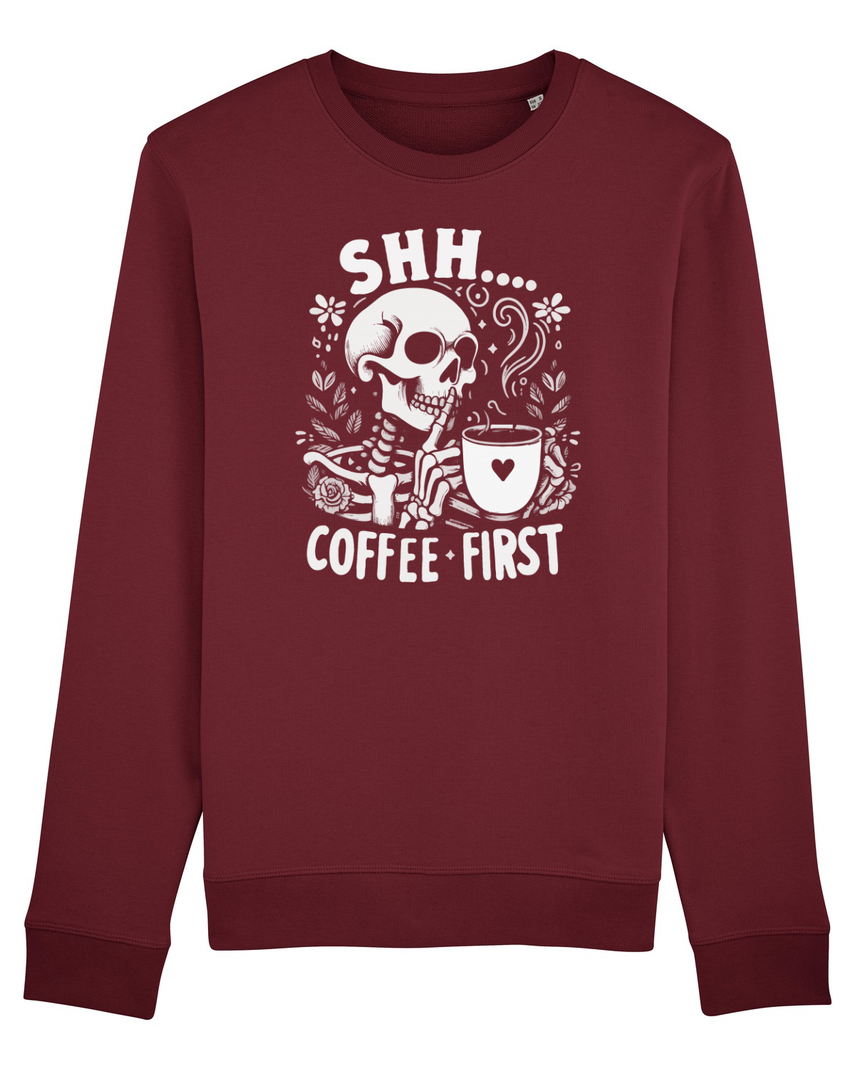 Bluză mânecă lungă Unisex Rise Burgundy