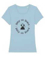 Baby on Board maimuţă Tricou mânecă scurtă guler larg fitted Damă Expresser