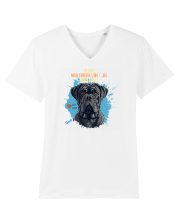 MY FACE WHEN SOMEONE TELLS A JOKE - Cane Corso White