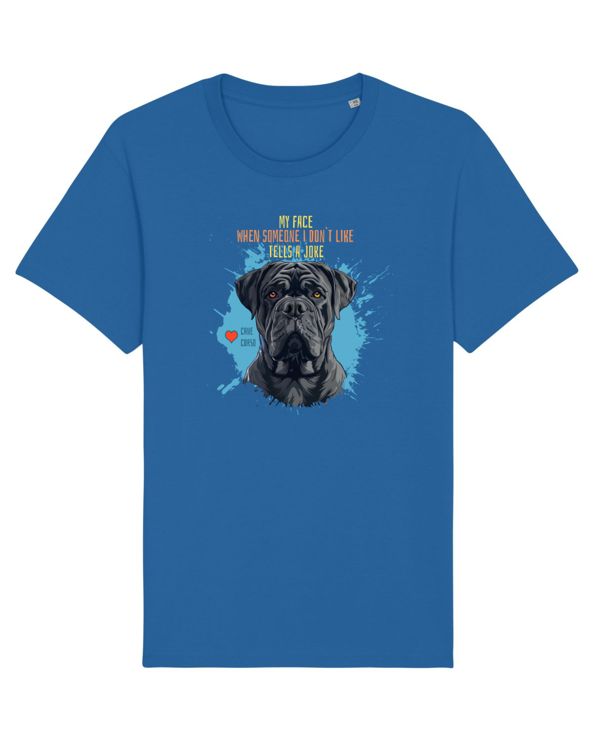 Tricou mânecă scurtă Unisex Rocker Royal Blue