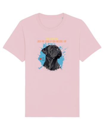 CAN`T HEAR YOU AM AWESOME - Cane Corso Cotton Pink