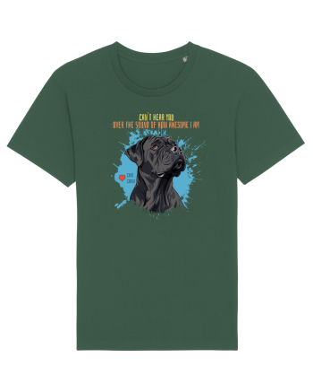CAN`T HEAR YOU AM AWESOME - Cane Corso Bottle Green
