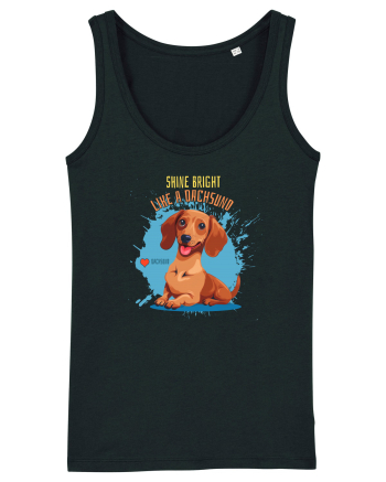 SHINE BRIGHT LIKE A DACHSUND - Dachsund / Teckel Black