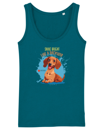 SHINE BRIGHT LIKE A DACHSUND - Dachsund / Teckel Ocean Depth
