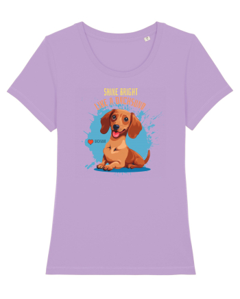 SHINE BRIGHT LIKE A DACHSUND - Dachsund / Teckel Lavender Dawn