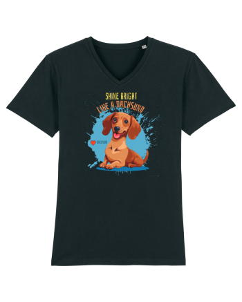 SHINE BRIGHT LIKE A DACHSUND - Dachsund / Teckel Black