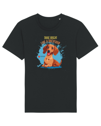 SHINE BRIGHT LIKE A DACHSUND - Dachsund / Teckel Black