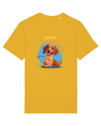 SHINE BRIGHT LIKE A DACHSUND - Dachsund / Teckel Spectra Yellow